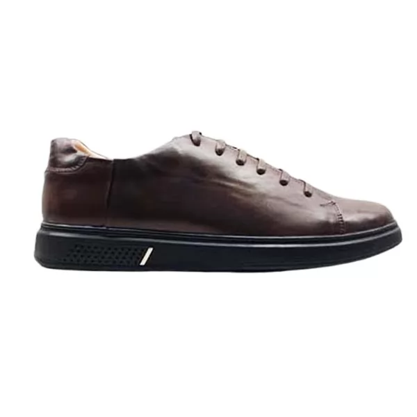 Basket pour homme 5051 marron cuir .......... sandale médicale femme confortable Maroc